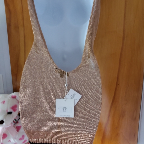 GORGEOUS MISSGUIDED TALL ROSE GOLD DRESS - Picture 2 of 3